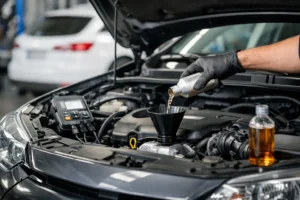 Test trattamento motore su auto diesel