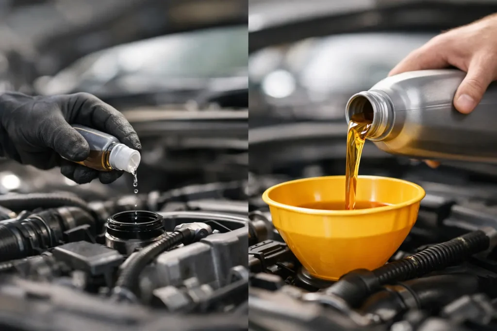 Trattamento motore o additivo olio?