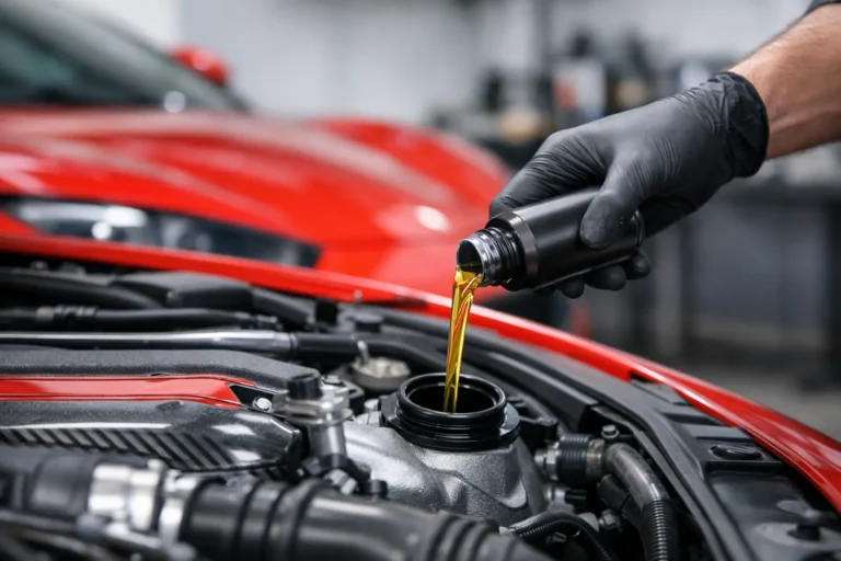 Il trattamento motore per auto sportiva efficace
