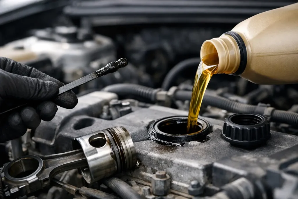 Caso motore benzina con consumo olio: rimedi
